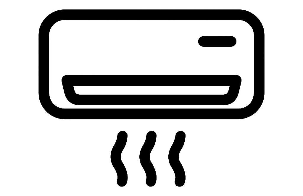 Airconditioned rooms