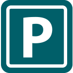 A public underground car park is located at 40 metres